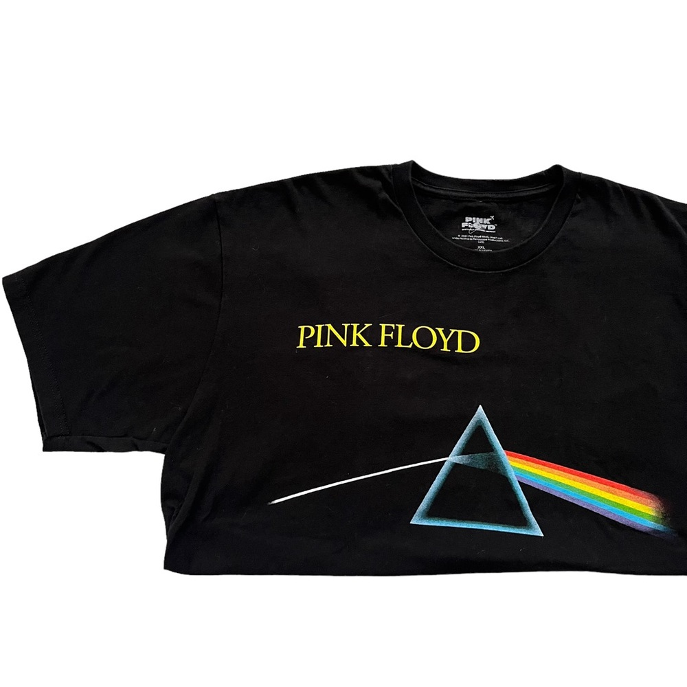 Pink Floyd Mens Size XXLarge The Dark Side of The Moon Black 100% Cotton T-shirt